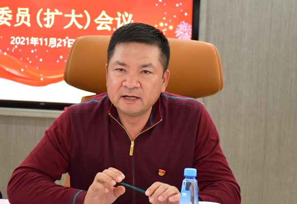 温州驻京联络处主任,在京温商党工委副书记陈海鹏发言时表示:党工委对